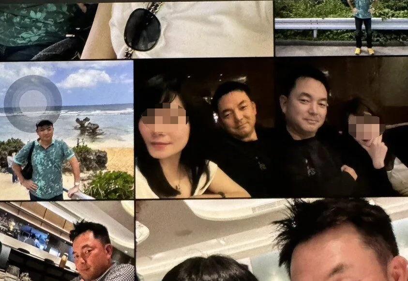 ▲今西和孫小姐交往5年,經常一起出遊,留下許多合照。(圖/爆料人提供)